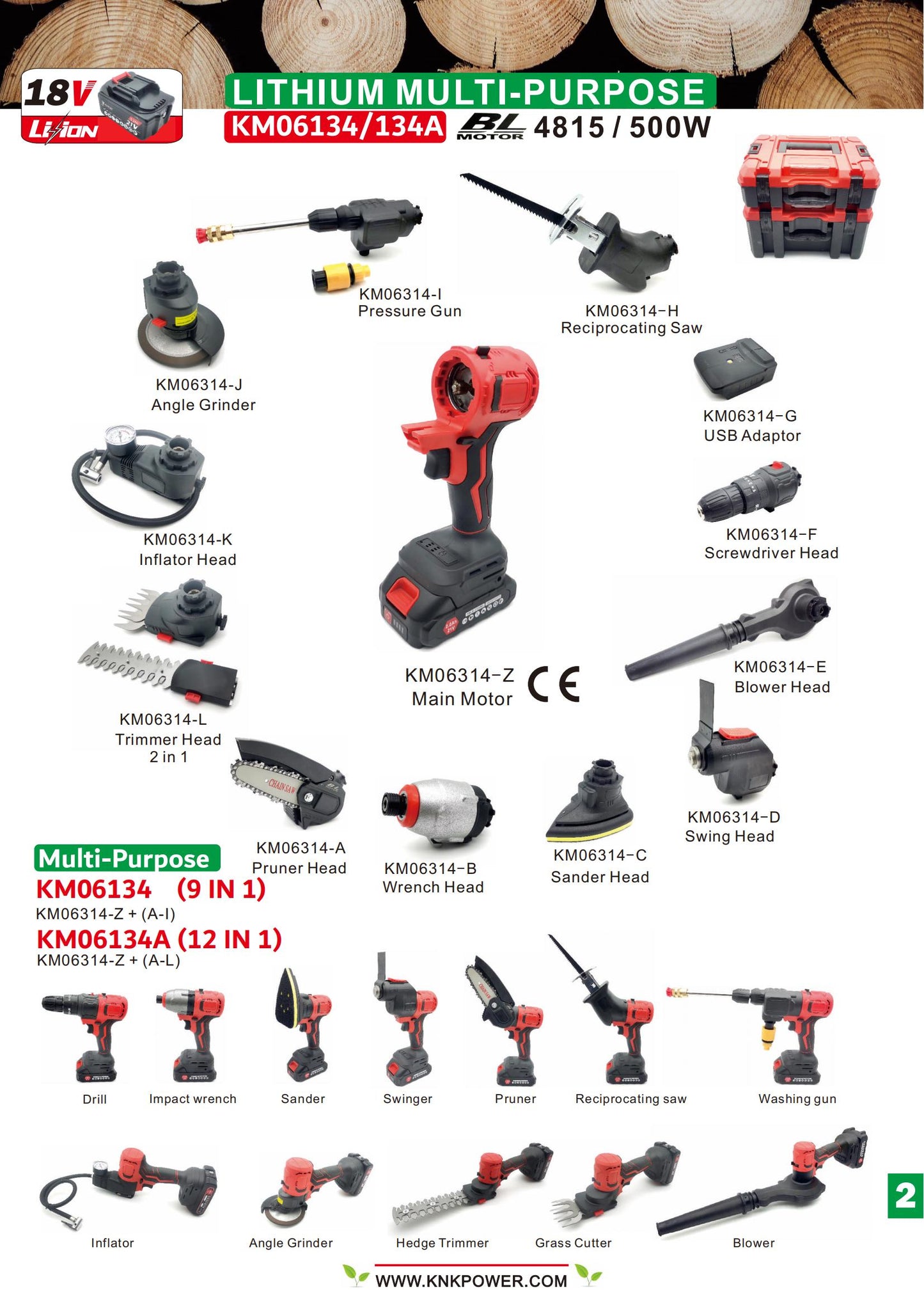 LITHIUM BATTERY MUTI-PURPOSE SAW TOOLS 9 IN 1 KM06134